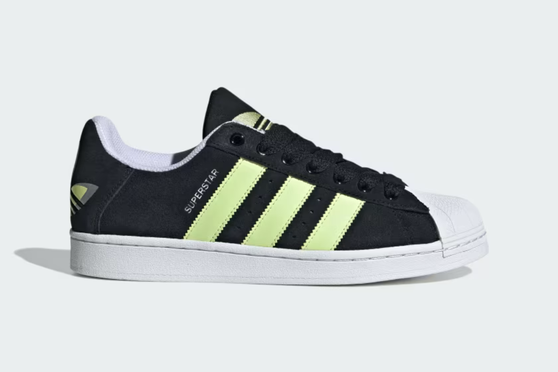 Lime green and black 2024 adidas