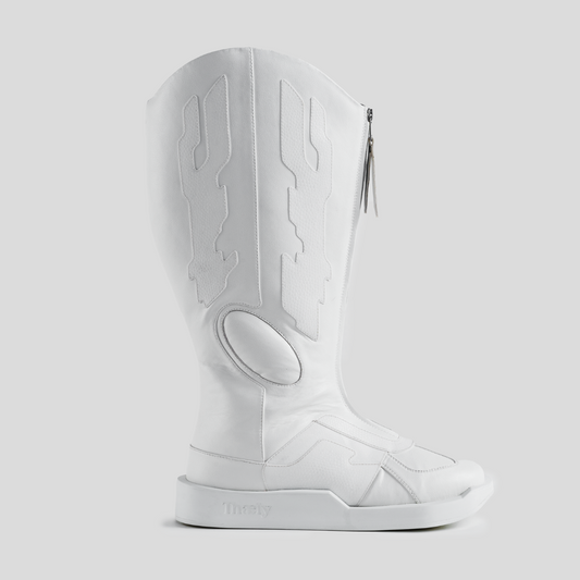 Thaely White Stork Reflex Boots | Sustainable Boots