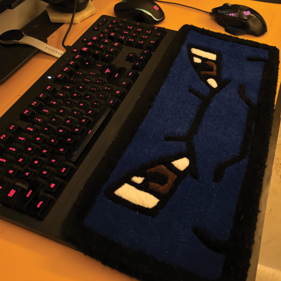 Bulbasor Keyboard Rug