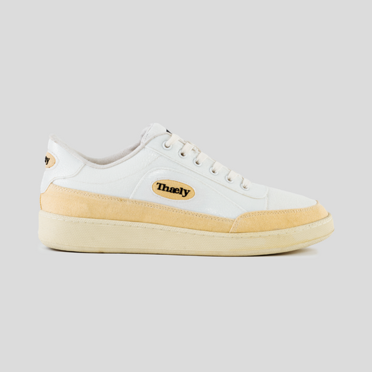 Thaely Aged Beige Y2K Pro | Sustainable Sneakers