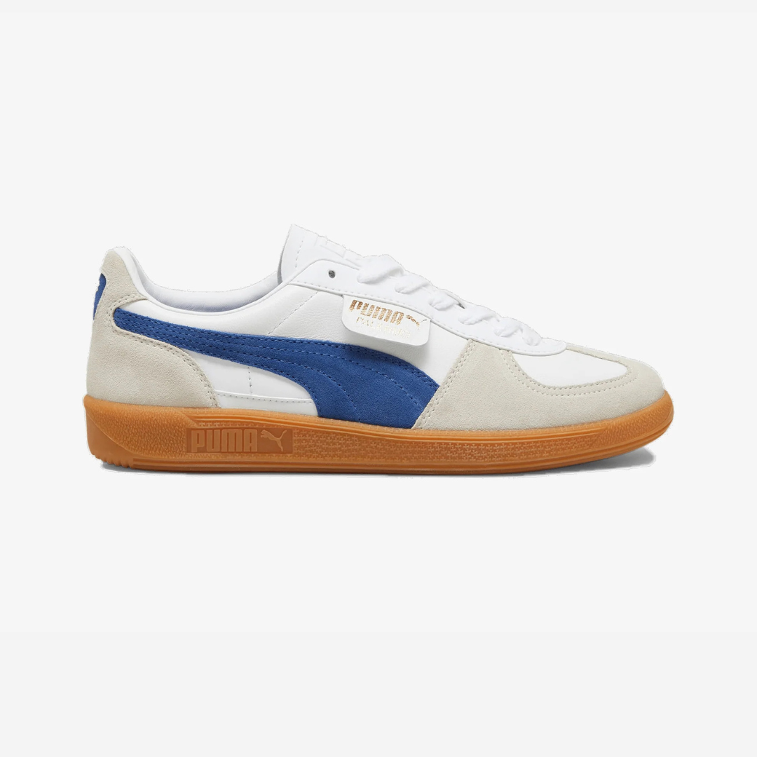 Puma PALERMO LTH PUMA WHITE/VAPOR GRAY/CLYDE ROYAL