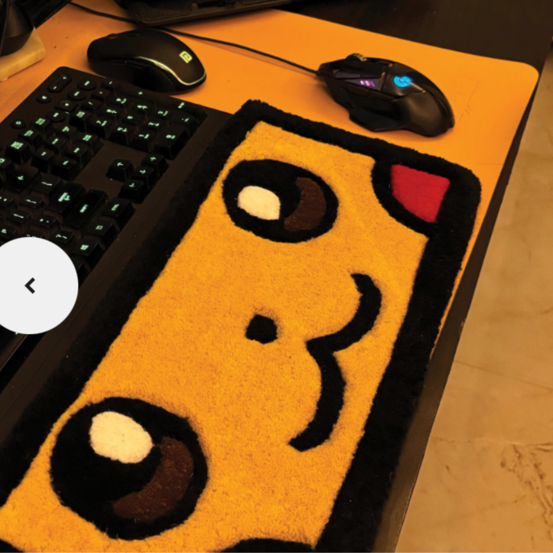 Pikachu Keyboard Rug