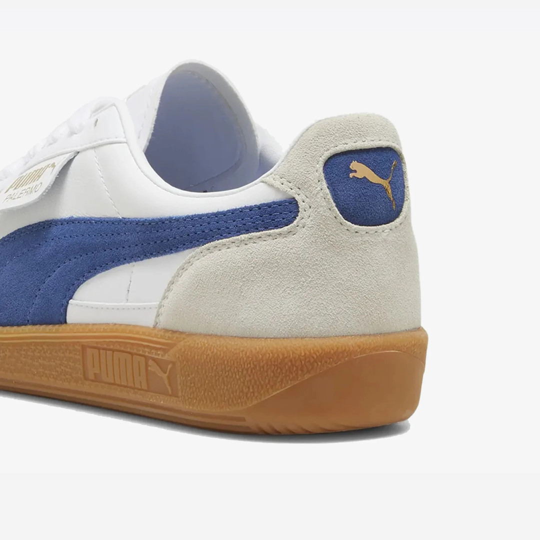 Puma PALERMO LTH PUMA WHITE/VAPOR GRAY/CLYDE ROYAL