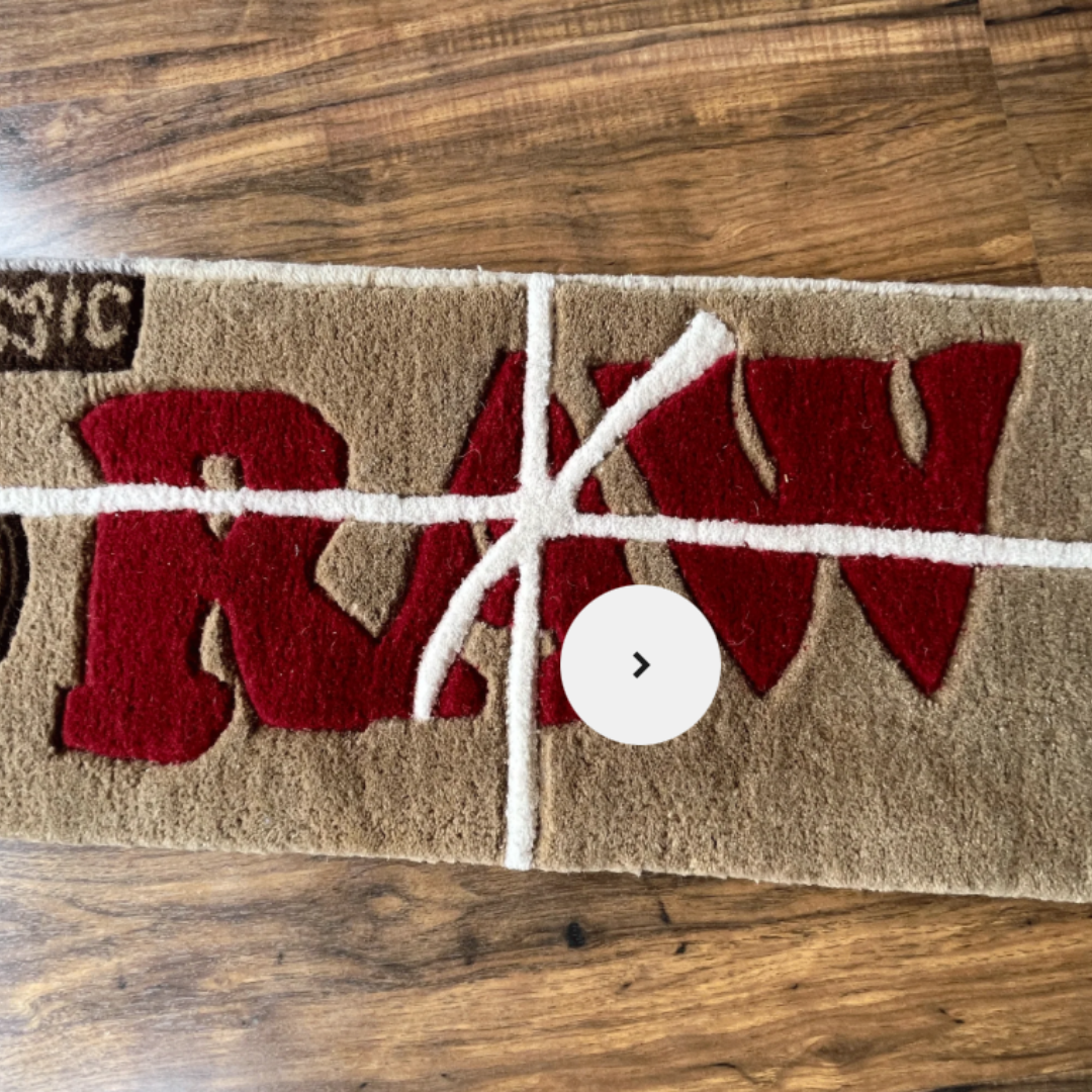 Raw Rolling Paper Rug