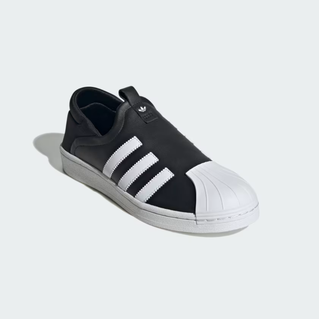 Originals black superstar slip on trainers best sale