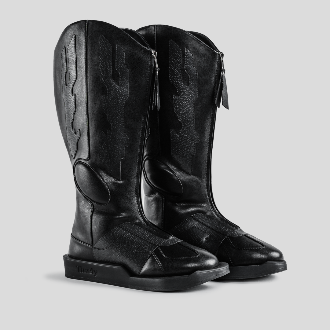 Thaely Black Raven Reflex Boots| Sustainable Boots