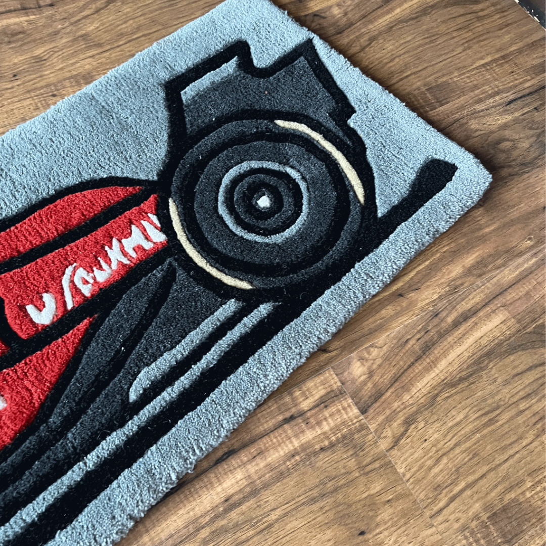 Ferrari F1 Car Rug