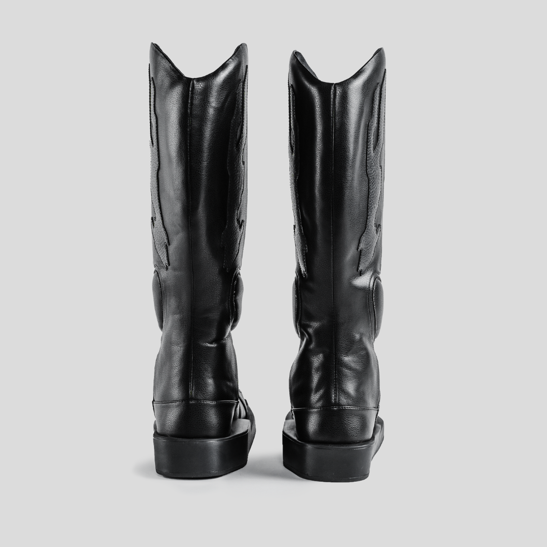 Thaely Black Raven Reflex Boots| Sustainable Boots