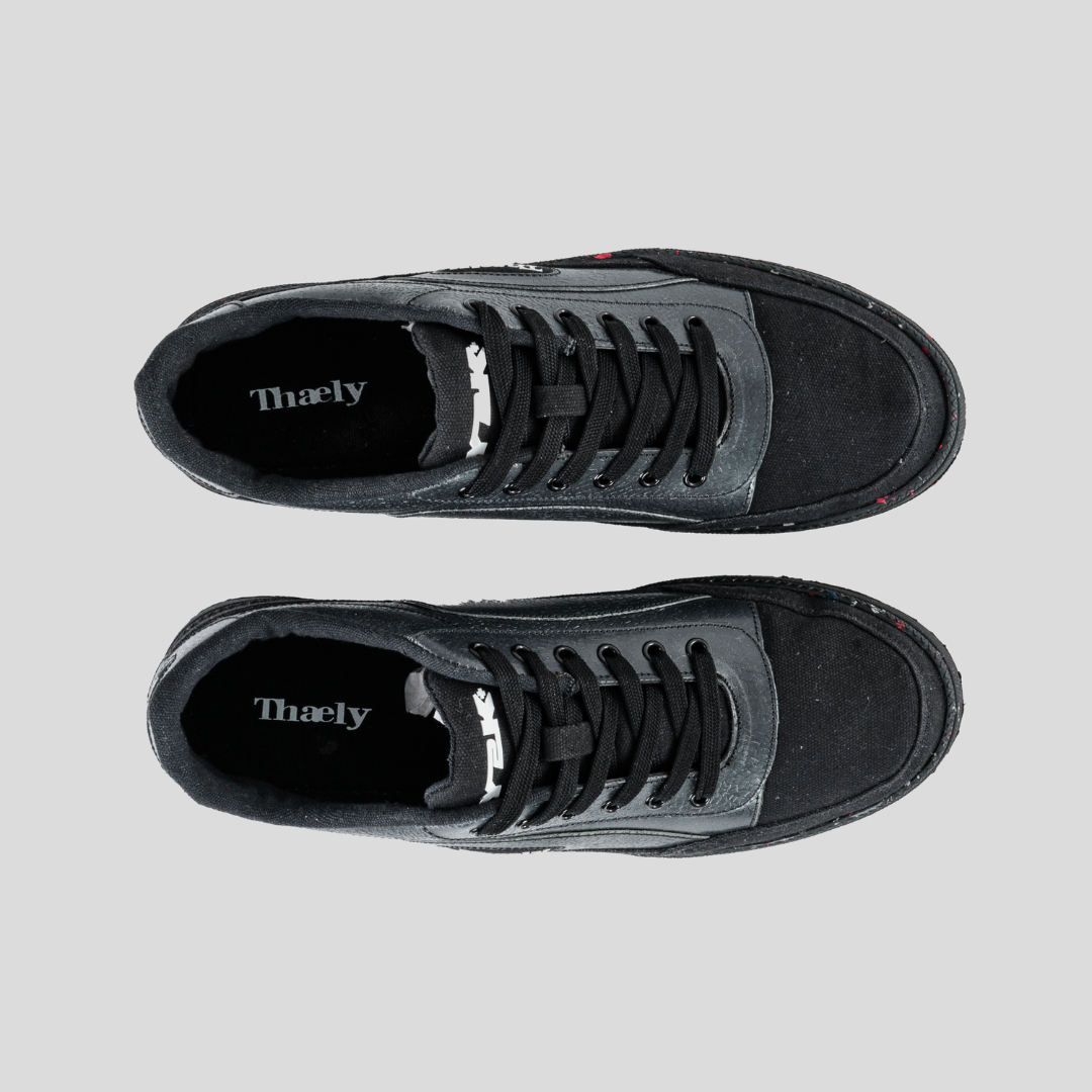 Thaely Shadow Black Y2K Pro | Sustainable Sneakers