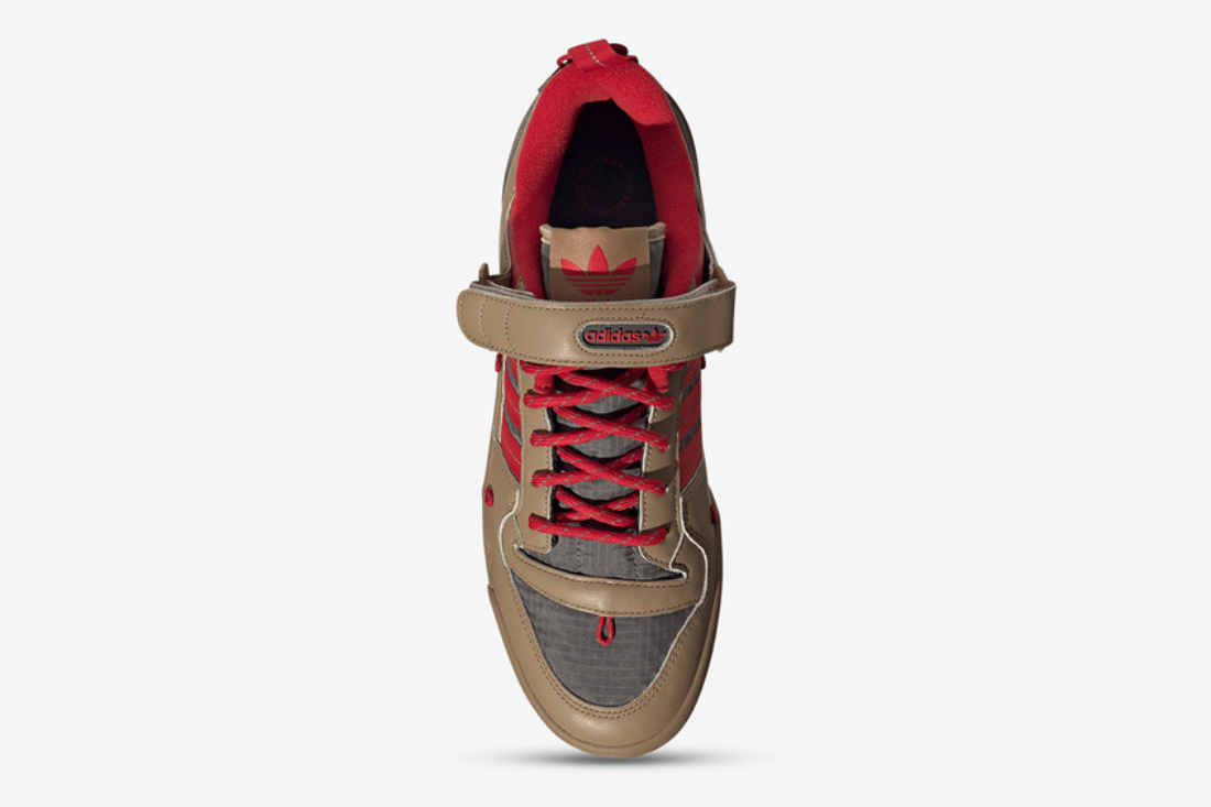 Adidas Originals FORUM 84 CAMP LOW ‘cardboard/scarlet/utility grey’